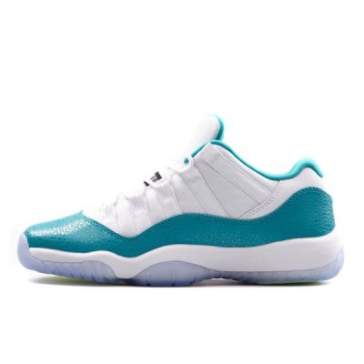 Nike Air Jordan 11 Low Açık Turkuaz / Yeşil / Siyah Basketbol Ayakkabısı Türkiye - CHQYFJ05